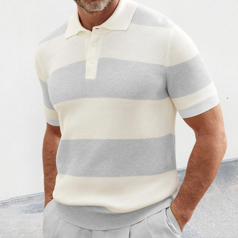 polo homme col revers manches courtes