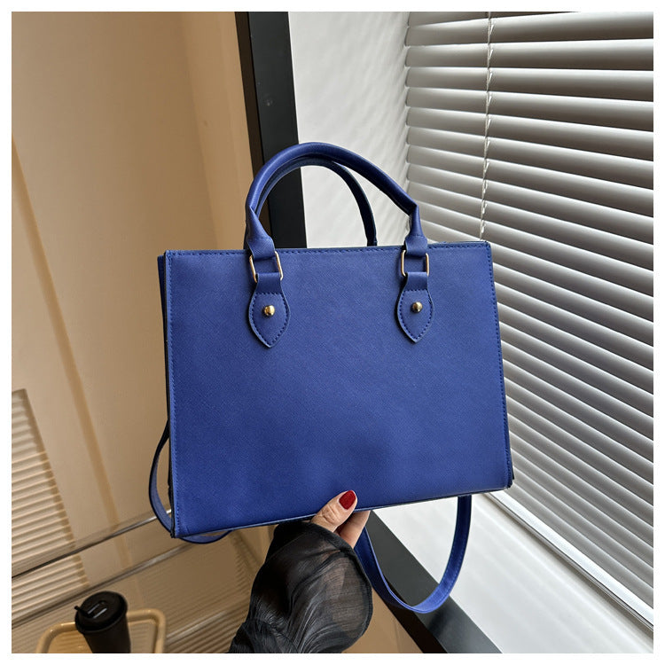 Sac Tote avec Poignées Courtes & Bandoulière Amovible