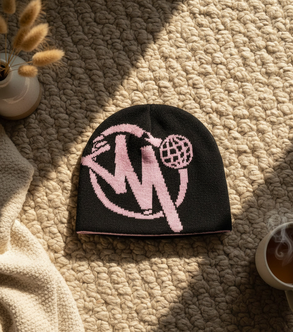 Bonnet avec Motif Graphique