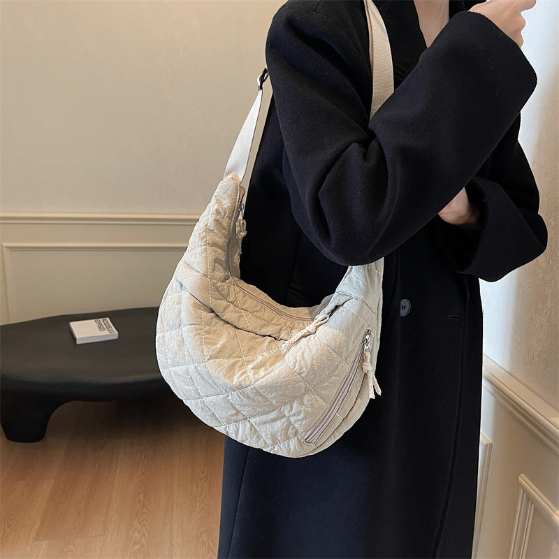 Sac Bandoulière Matelassé avec Poche Avant