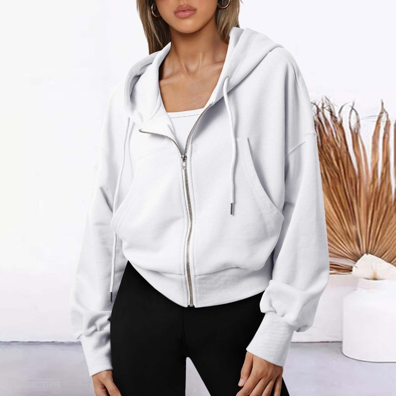 Sweat-shirt unisexe zippé