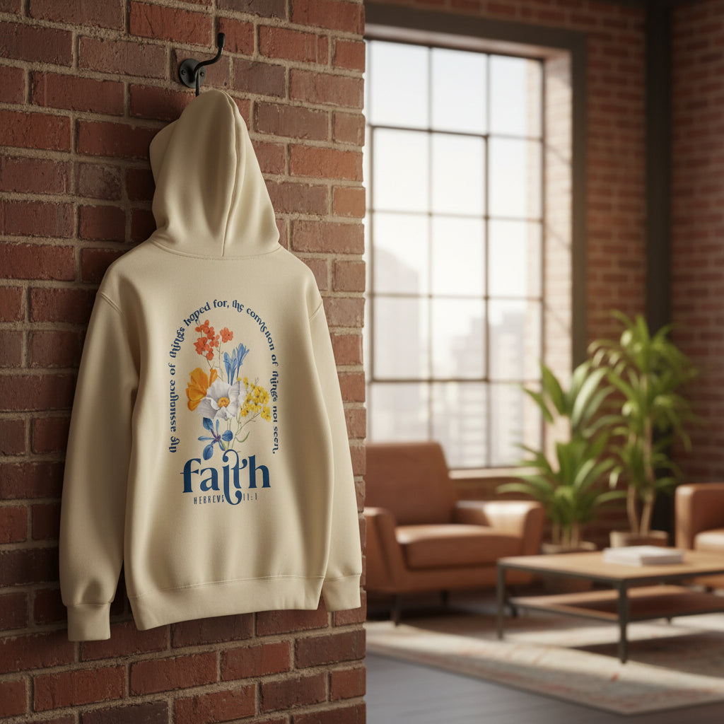 Sweat à capuche imprimé floral