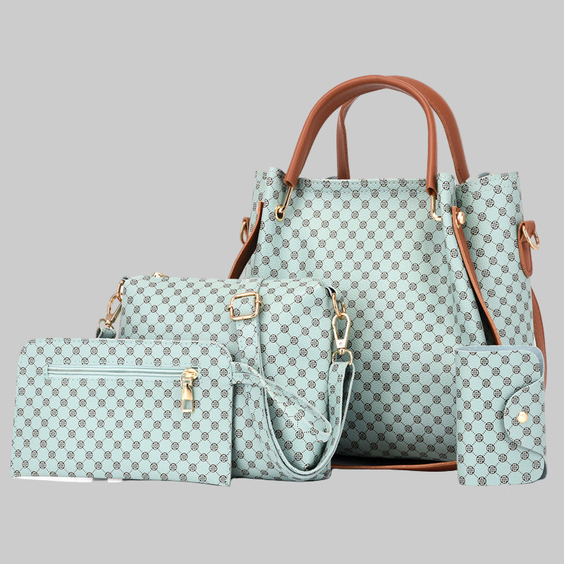 Ensemble de Sacs 4 pieces avec Motif Graphique