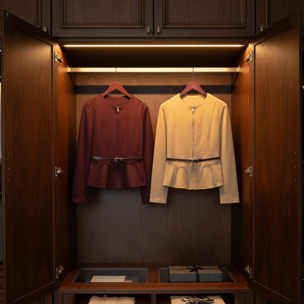 Veste Élégante Ceinturée