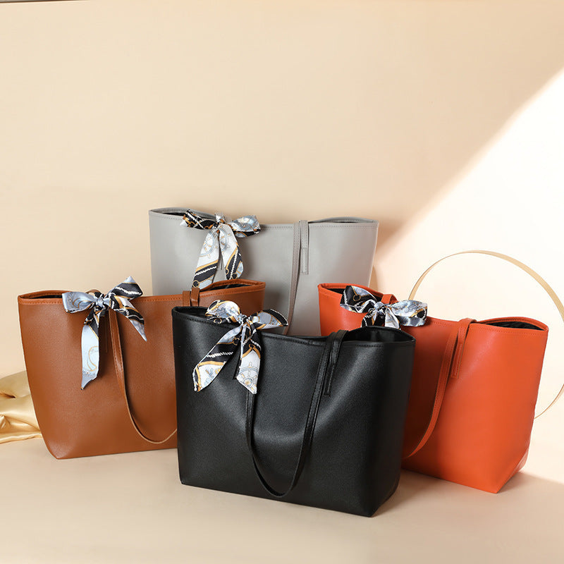 Sac Tote avec Foulard Décoratif