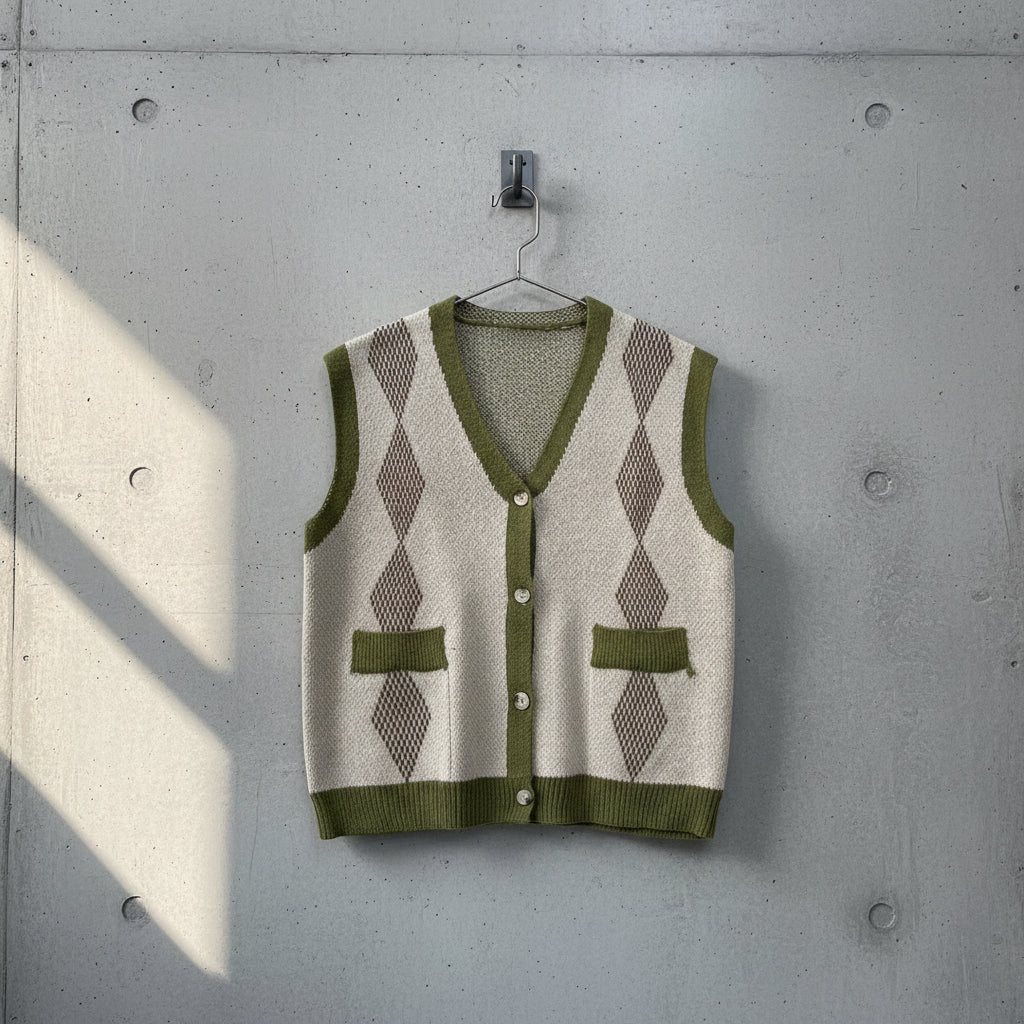 Gilet Sans Manches Vintage