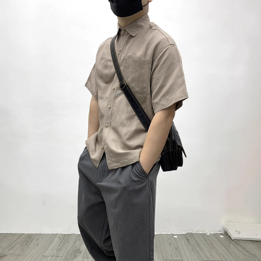 Chemise Courte Minimaliste