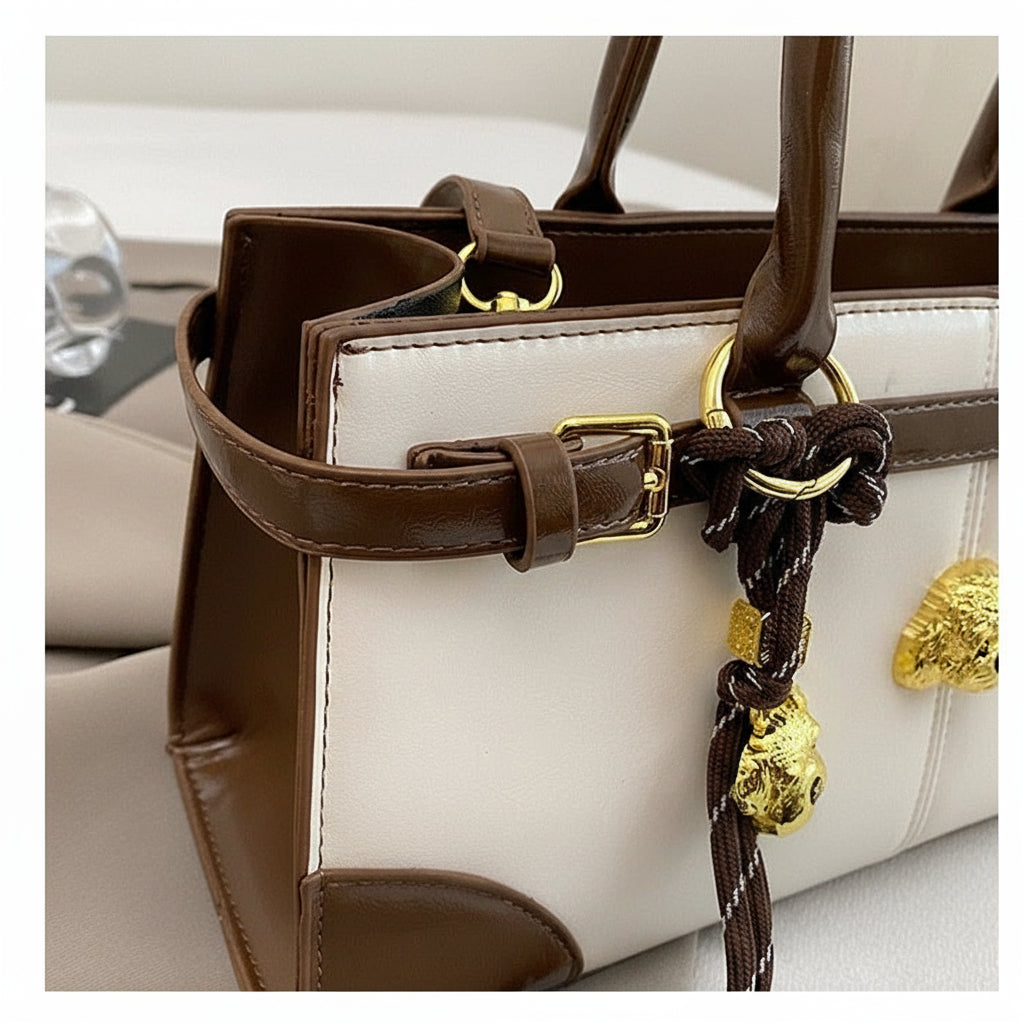 Sac à Main avec Détail Métallique