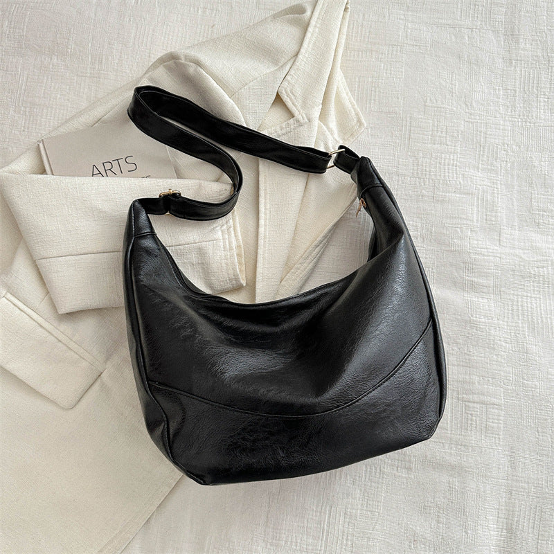 Sac Hobo Souple avec Poignée Longue