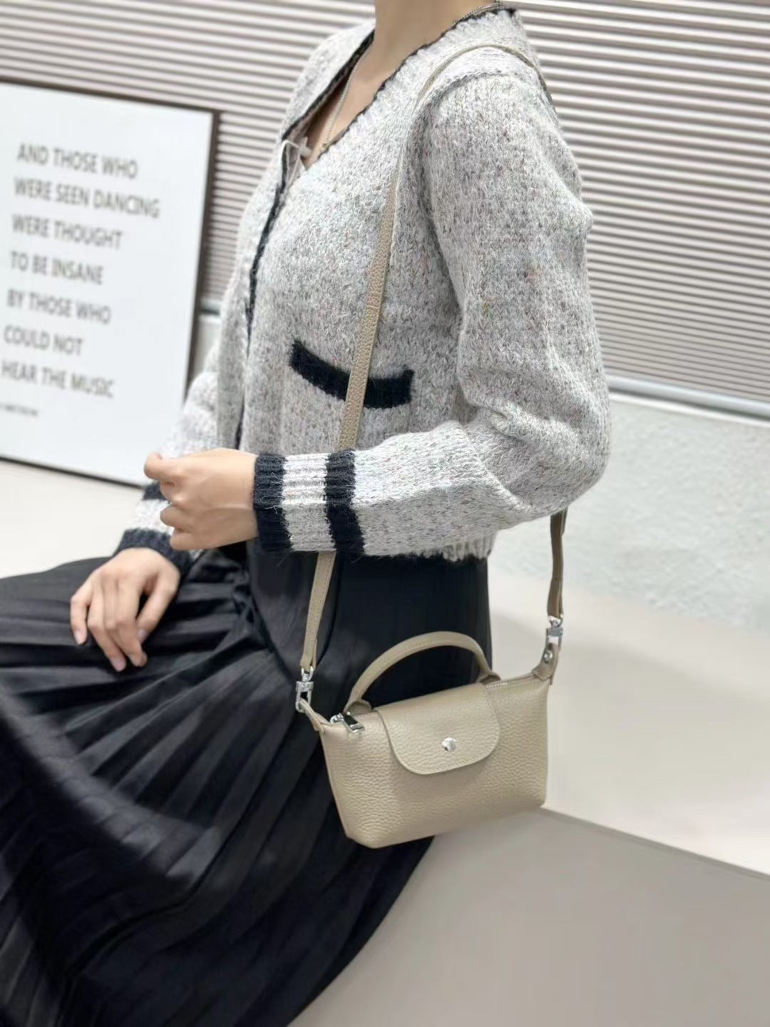 Sac Mini avec Fermoir Rond