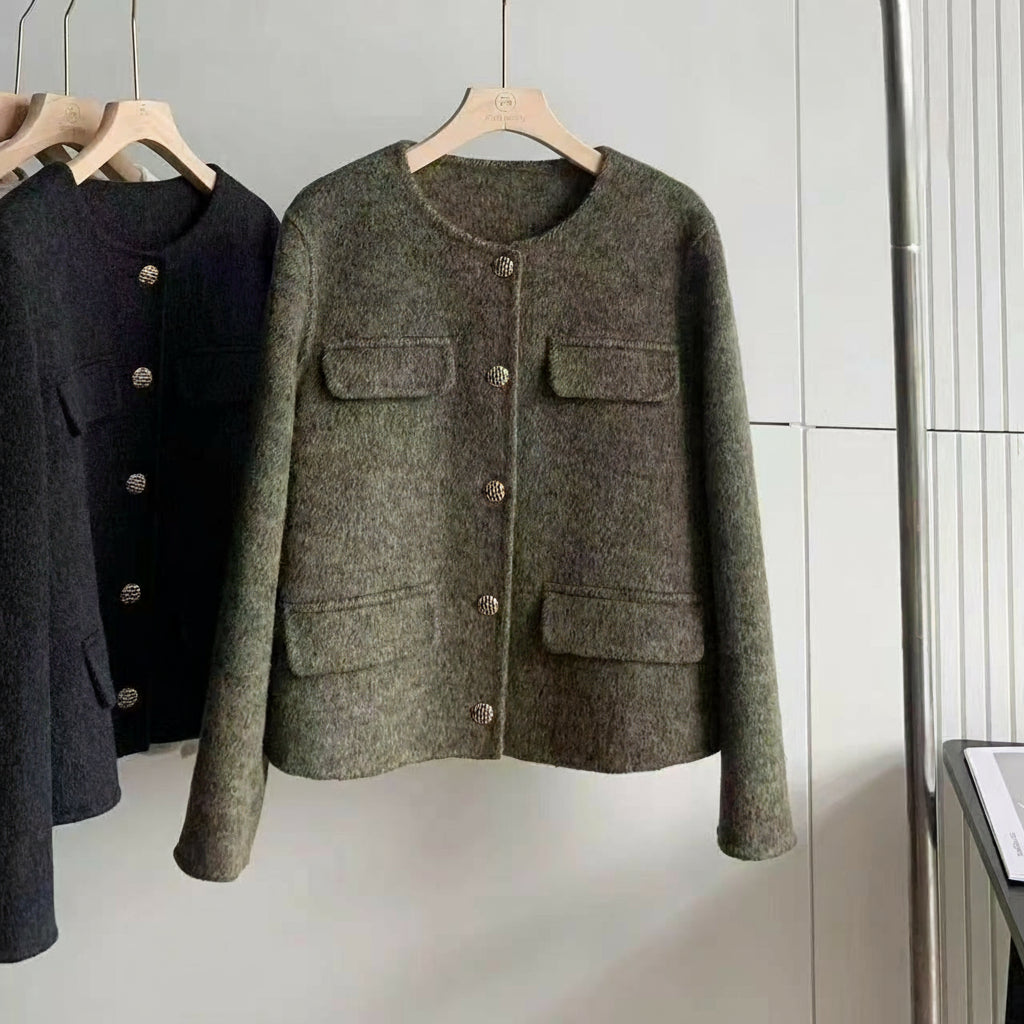 Veste Élégante en Laine Douce