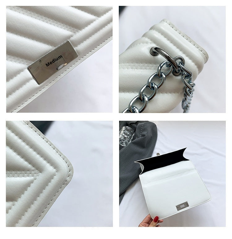 Sac Bandoulière avec Chaîne Métallique