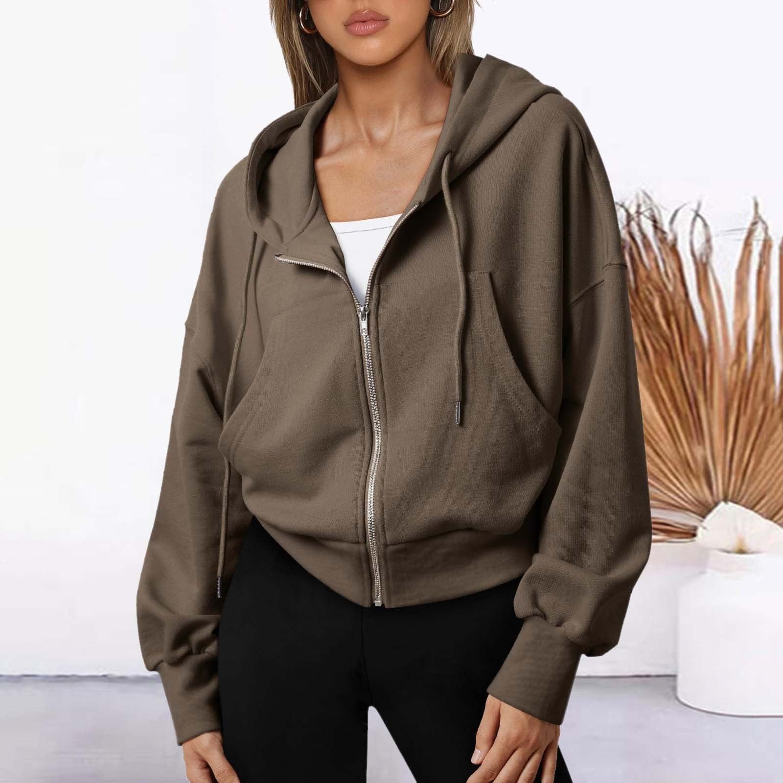 Sweat-shirt unisexe zippé