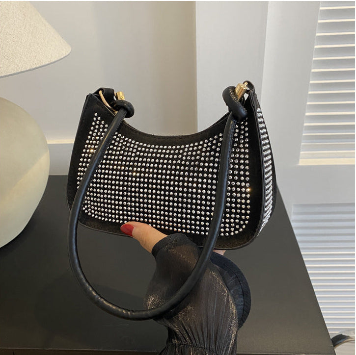 Sac Hobo avec Détail Scintillant