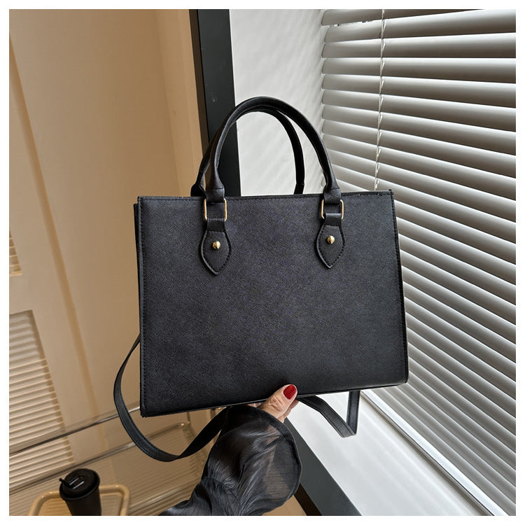 Sac Tote avec Poignées Courtes & Bandoulière Amovible