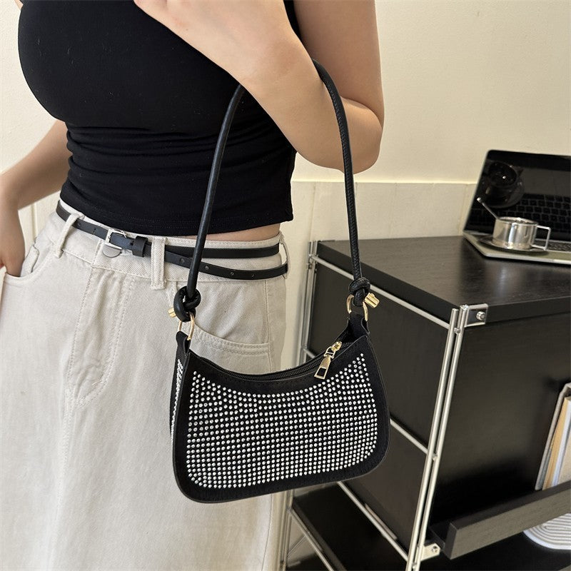 Sac Hobo avec Détail Scintillant