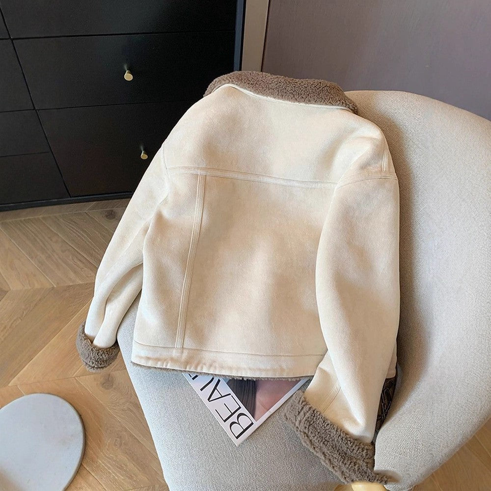 Veste Fourrée Bicolore