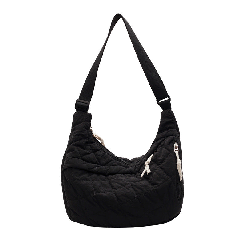 Sac Bandoulière Matelassé avec Poche Avant