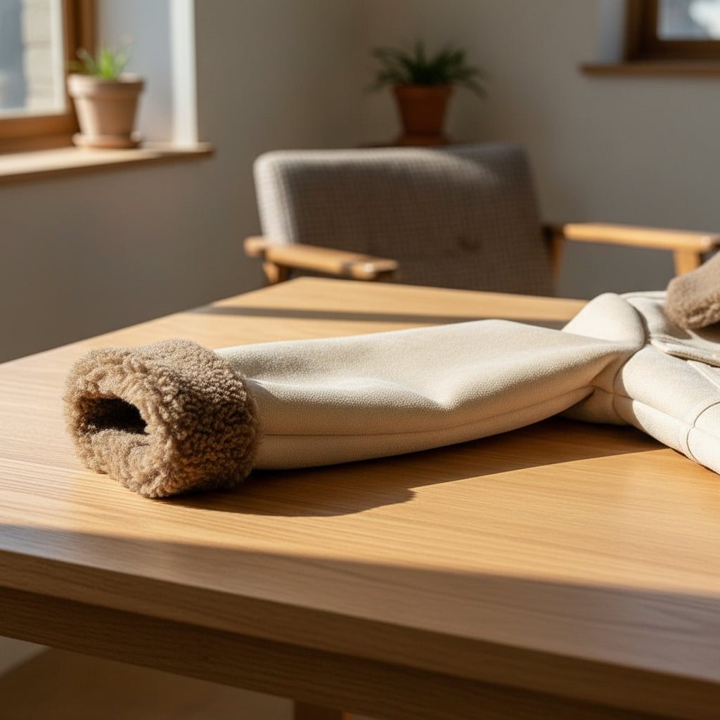 Veste Fourrée Bicolore