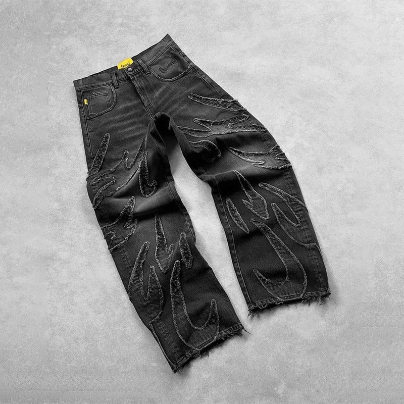 Jean unisexe oversize