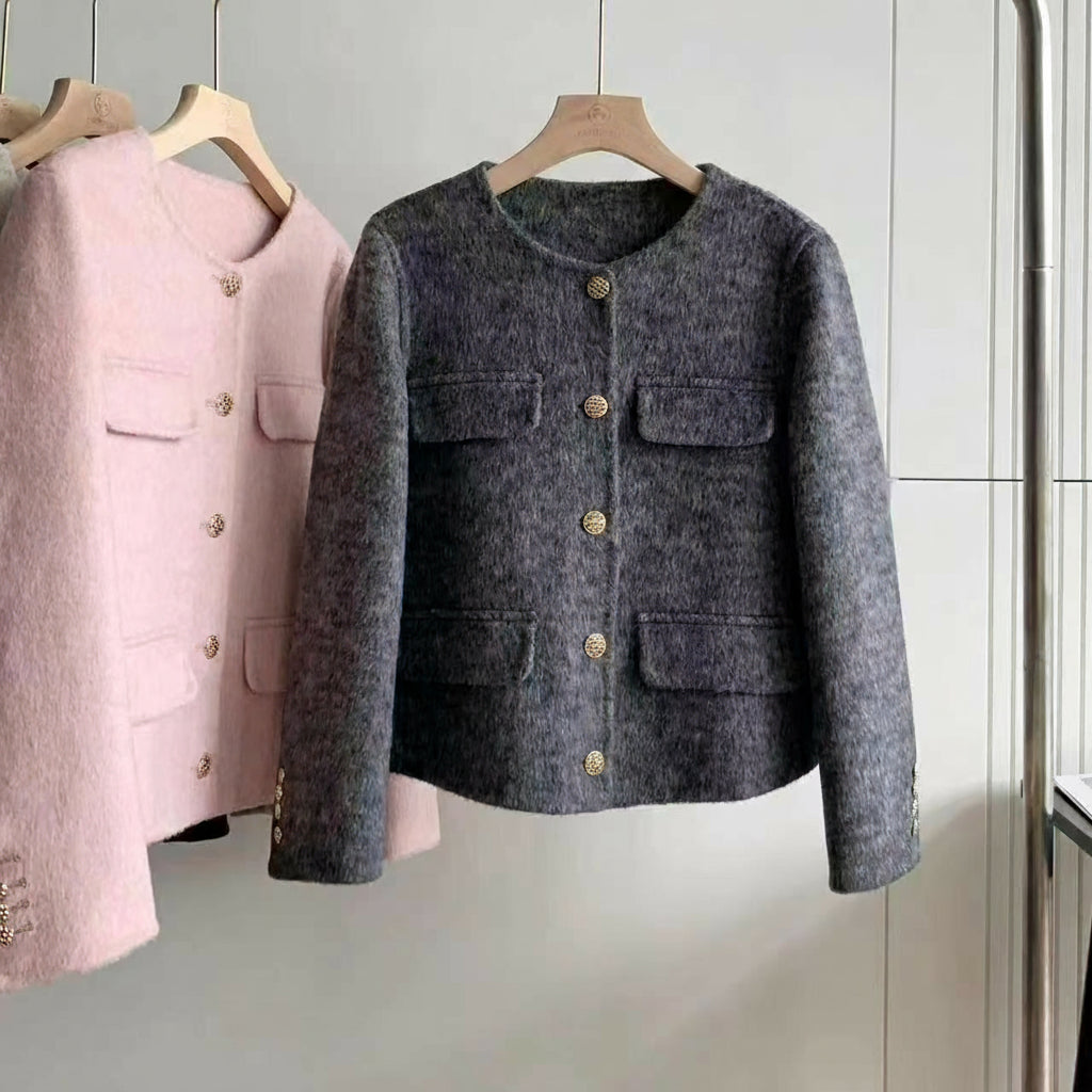 Veste Élégante en Laine Douce