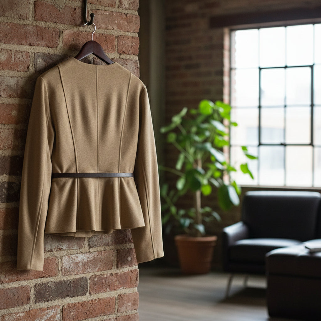 Veste Élégante Ceinturée