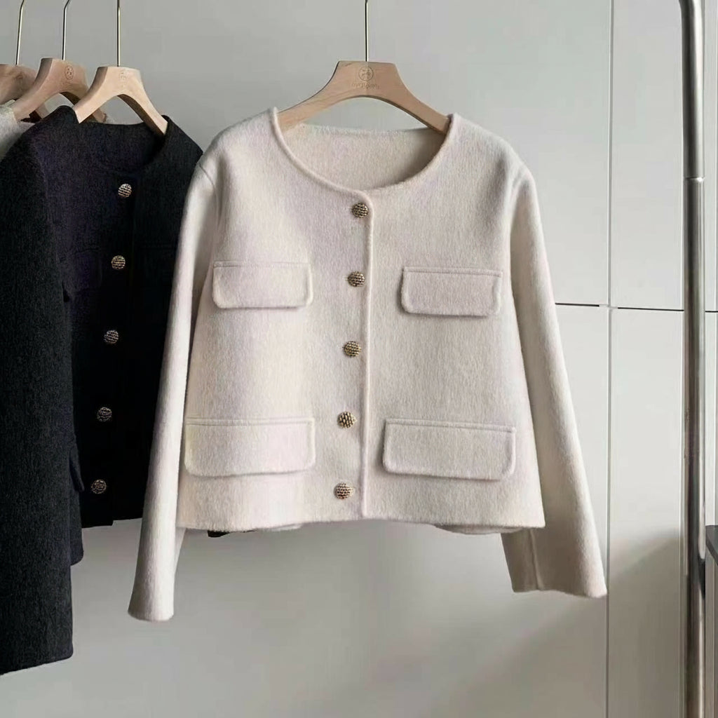 Veste Élégante en Laine Douce