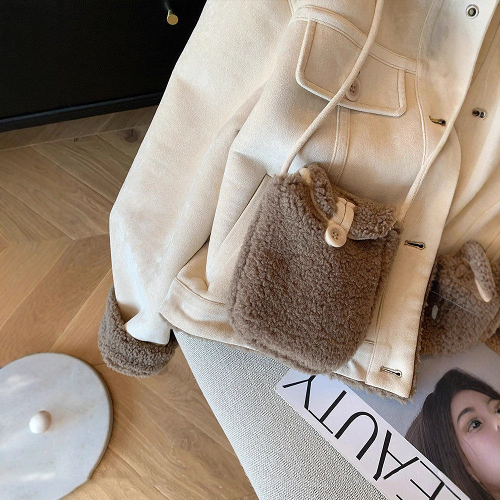 Veste Fourrée Bicolore