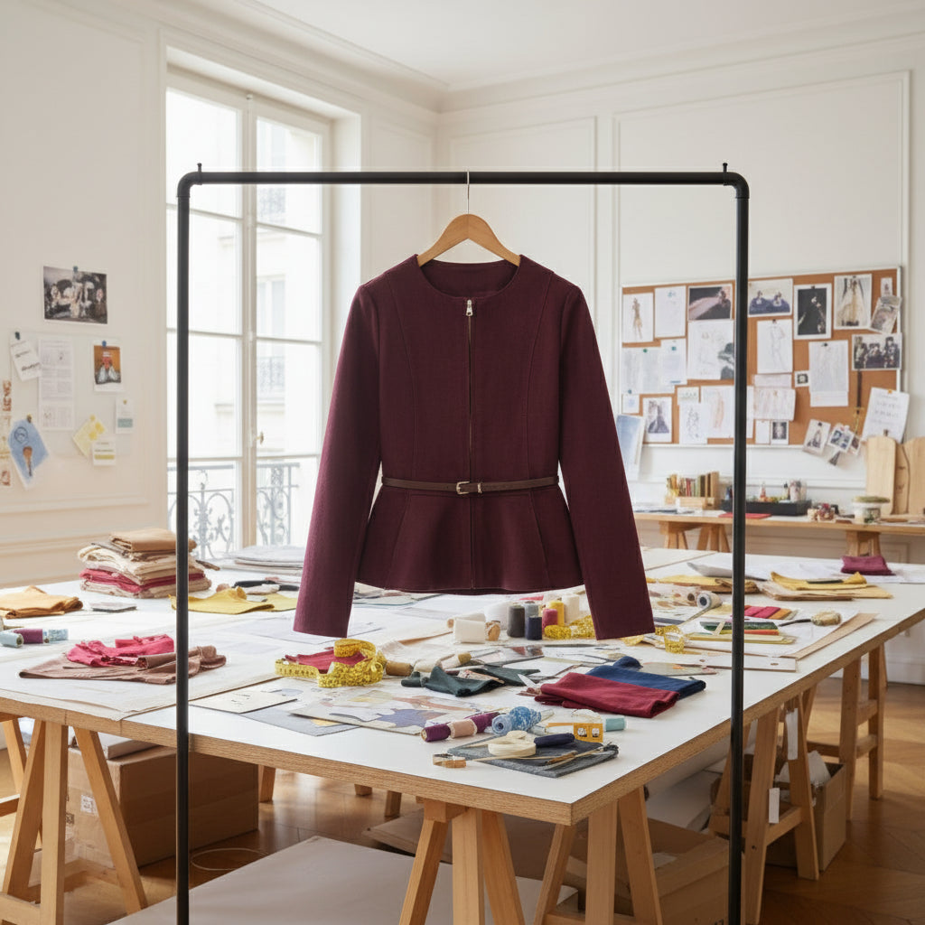 Veste Élégante Ceinturée