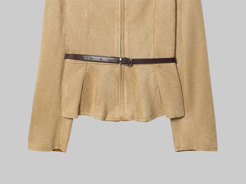 Veste Élégante Ceinturée