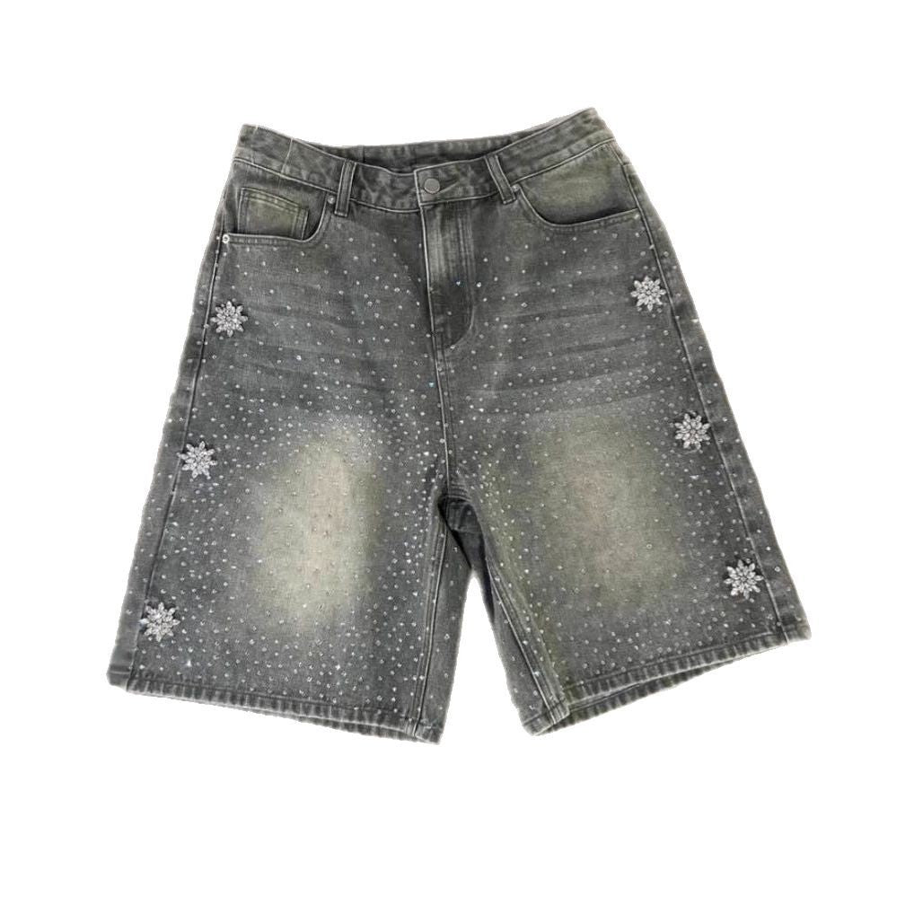 Short unisexe délavé