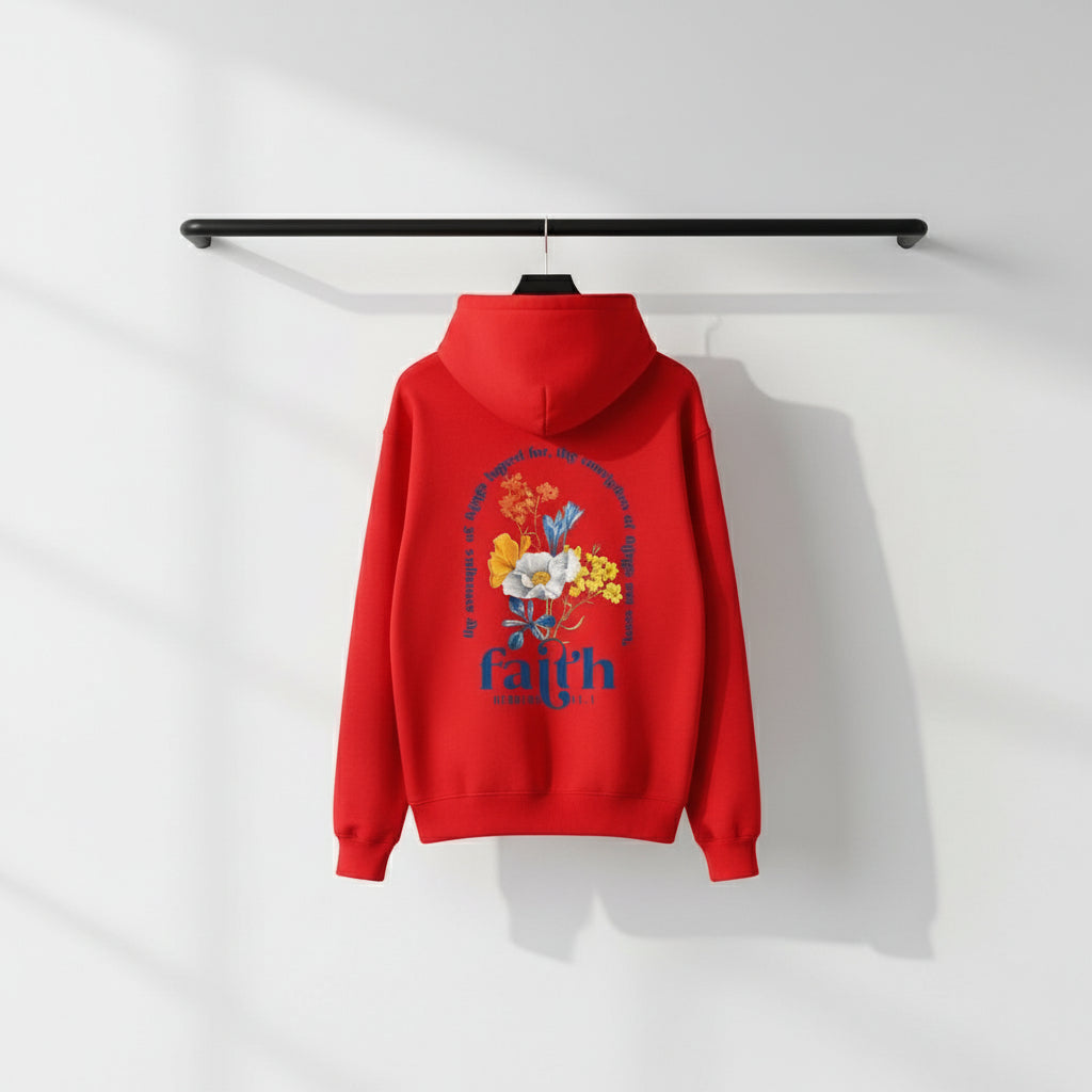 Sweat à capuche imprimé floral