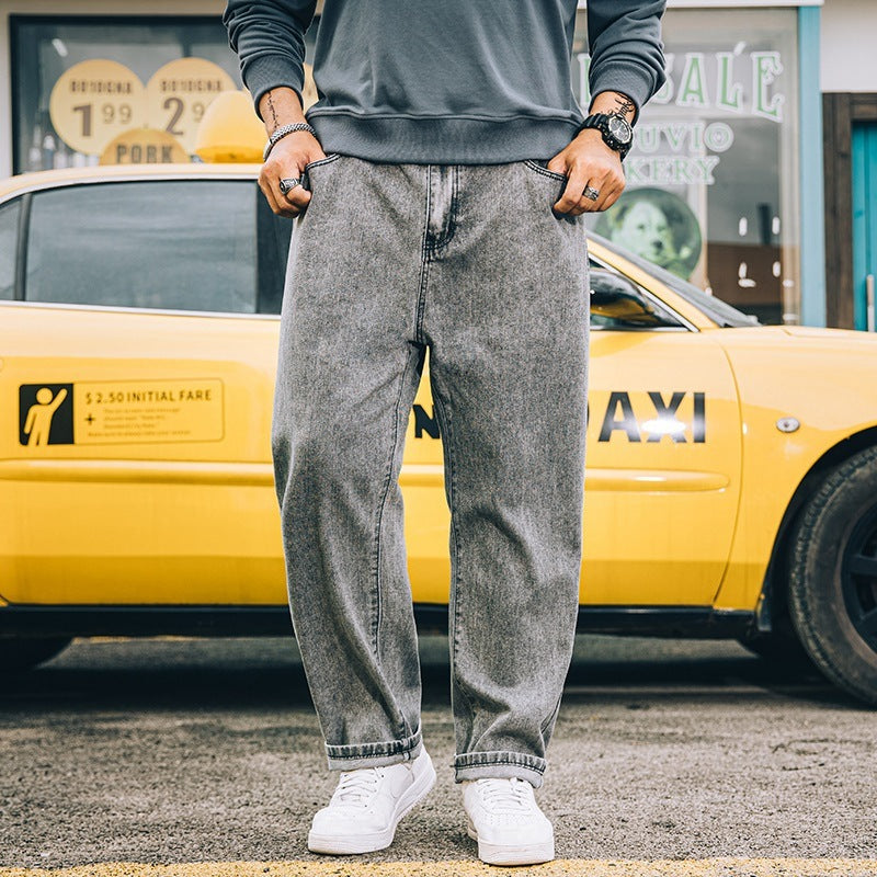 Jean large bleu clair