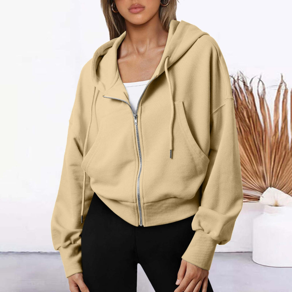 Sweat-shirt unisexe zippé