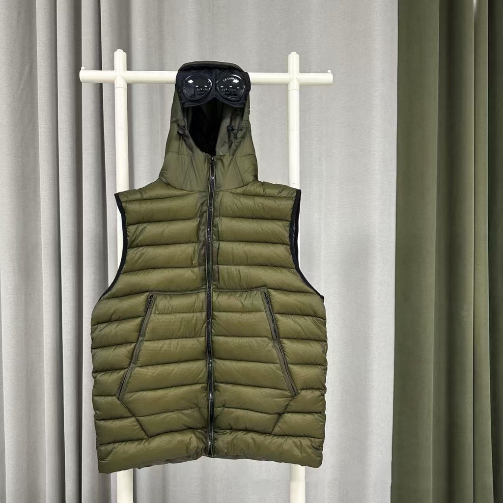 Doudoune Sans Manches Streetwear à Capuche