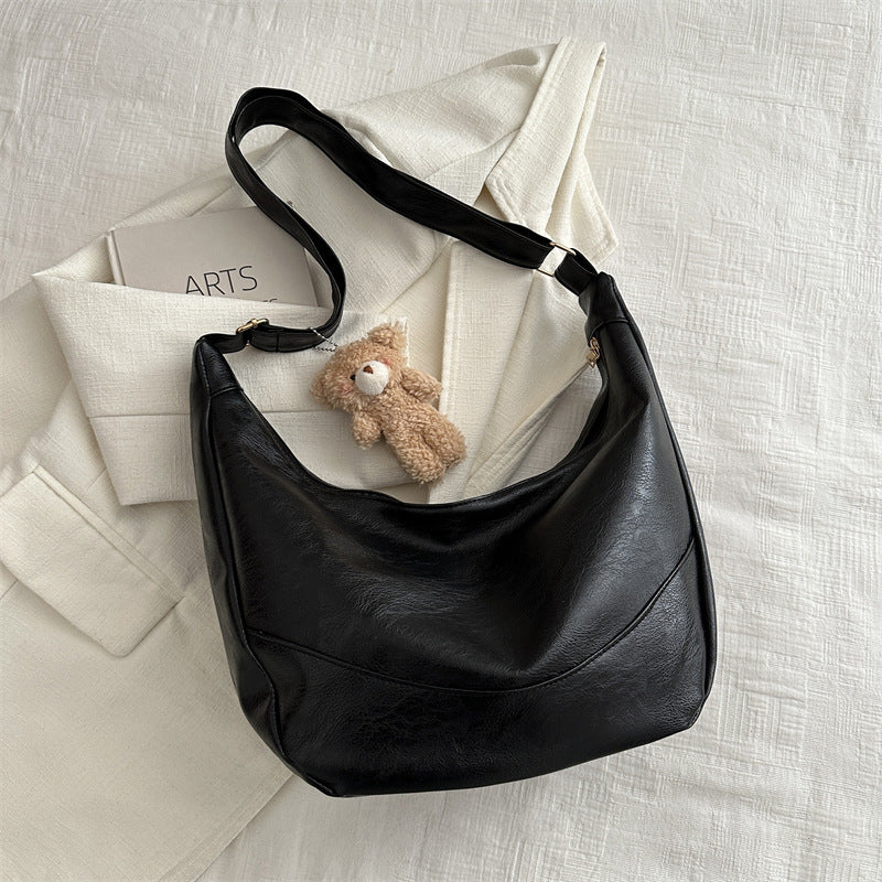 Sac Hobo Souple avec Poignée Longue