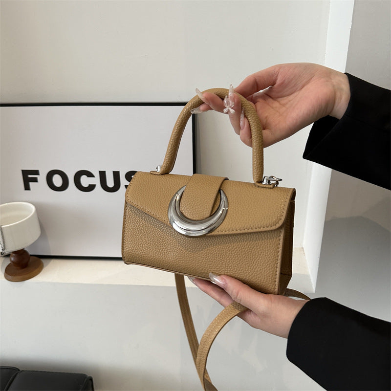 Sac à Main Mini avec Fermoir Lunaire