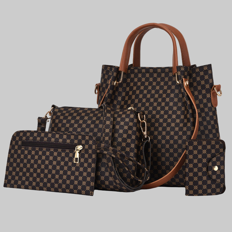 Ensemble de Sacs 4 pieces avec Motif Graphique