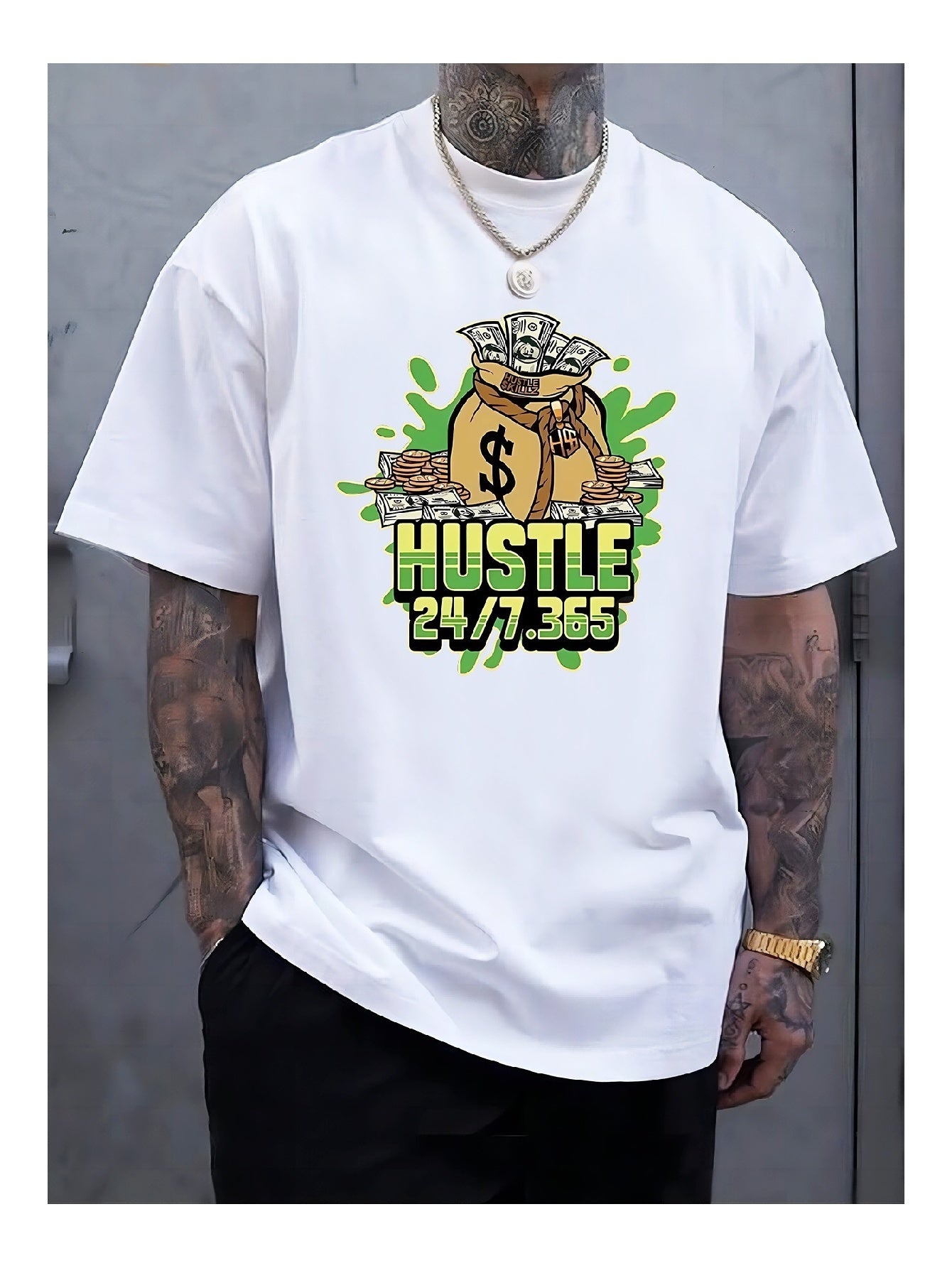 T-shirt homme oversize