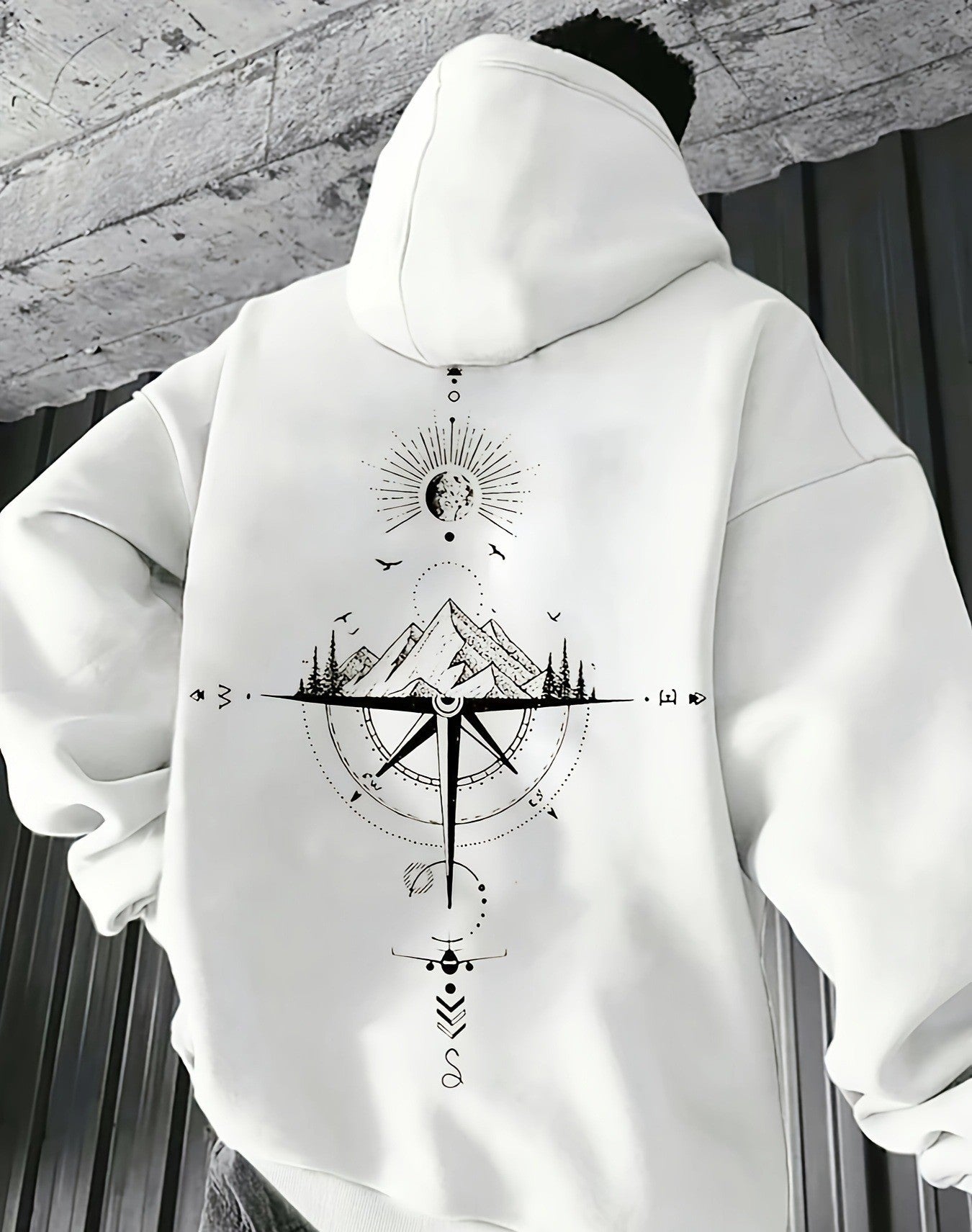 Sweat à Capuche Streetwear Boussole