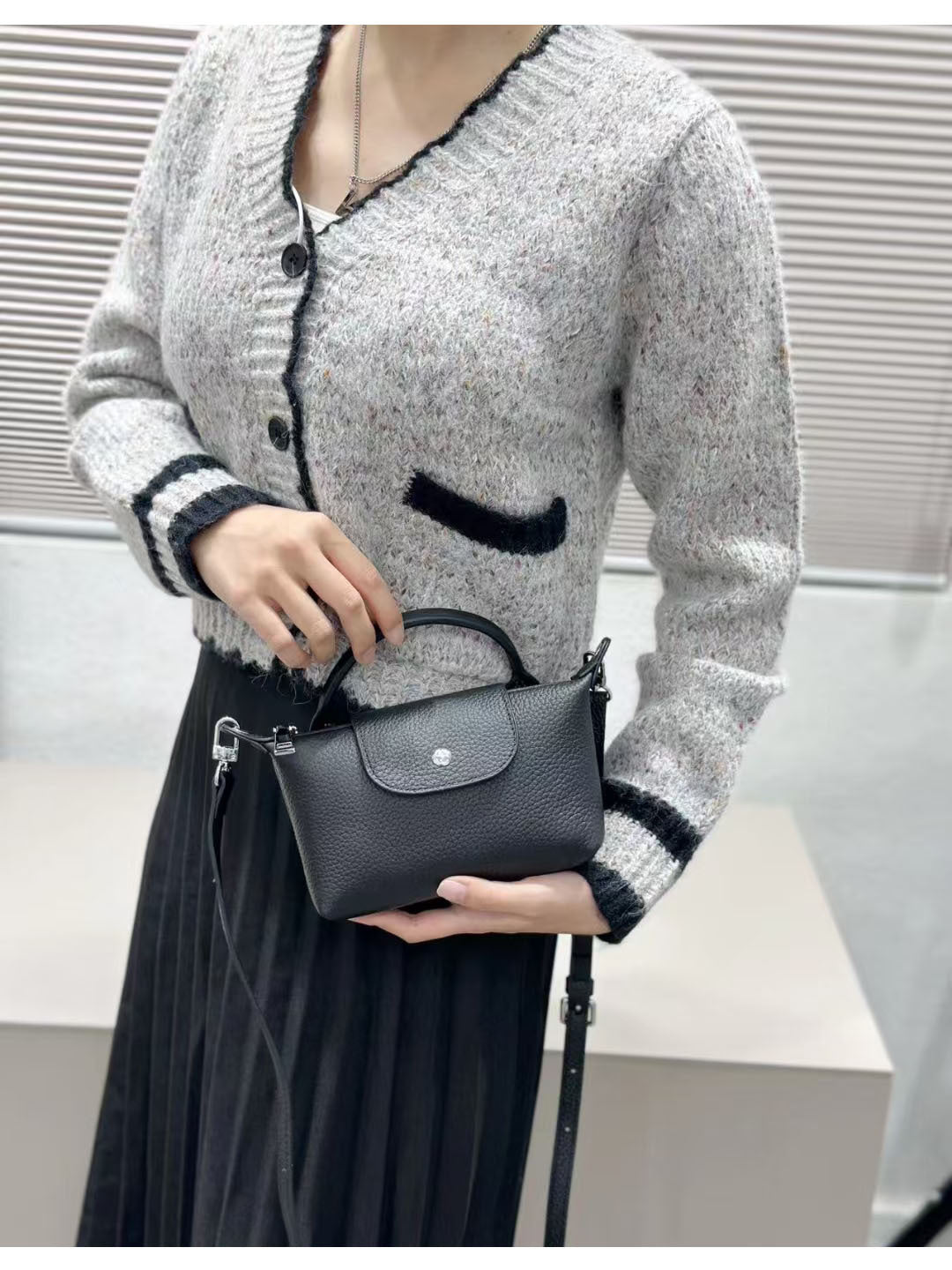 Sac Mini avec Fermoir Rond