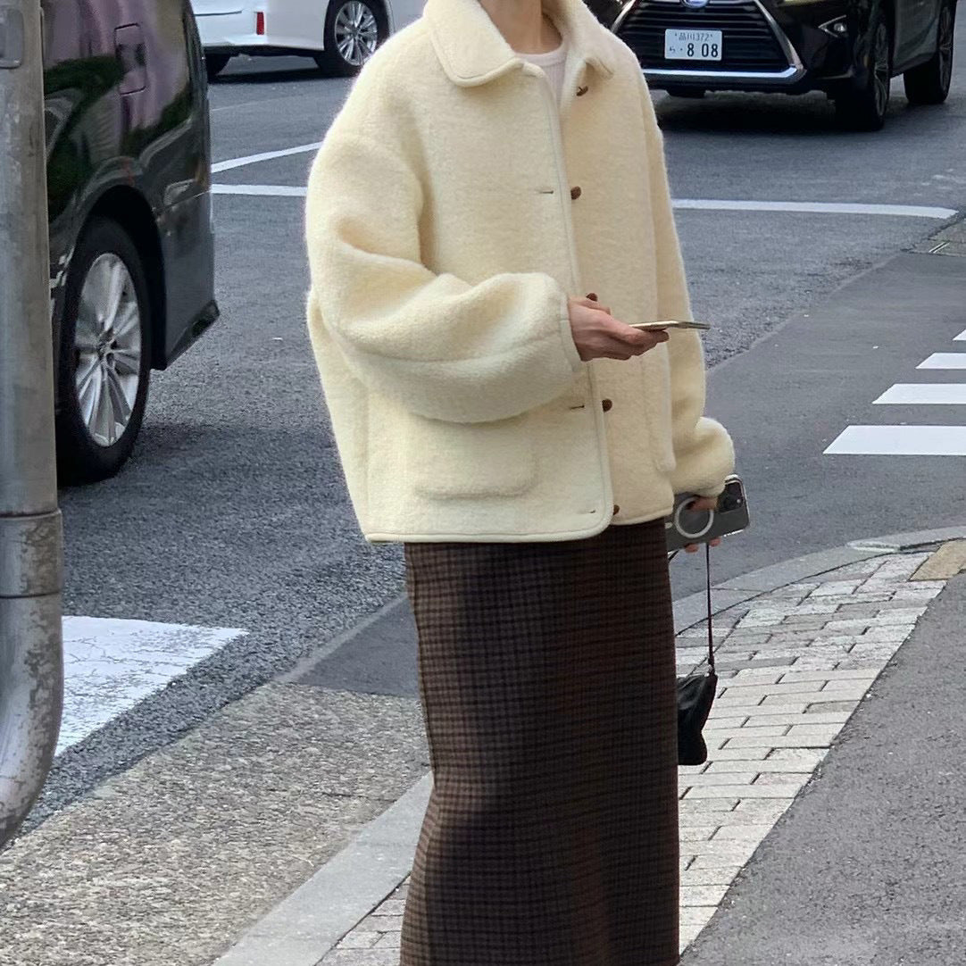 veste sherpa pour femme