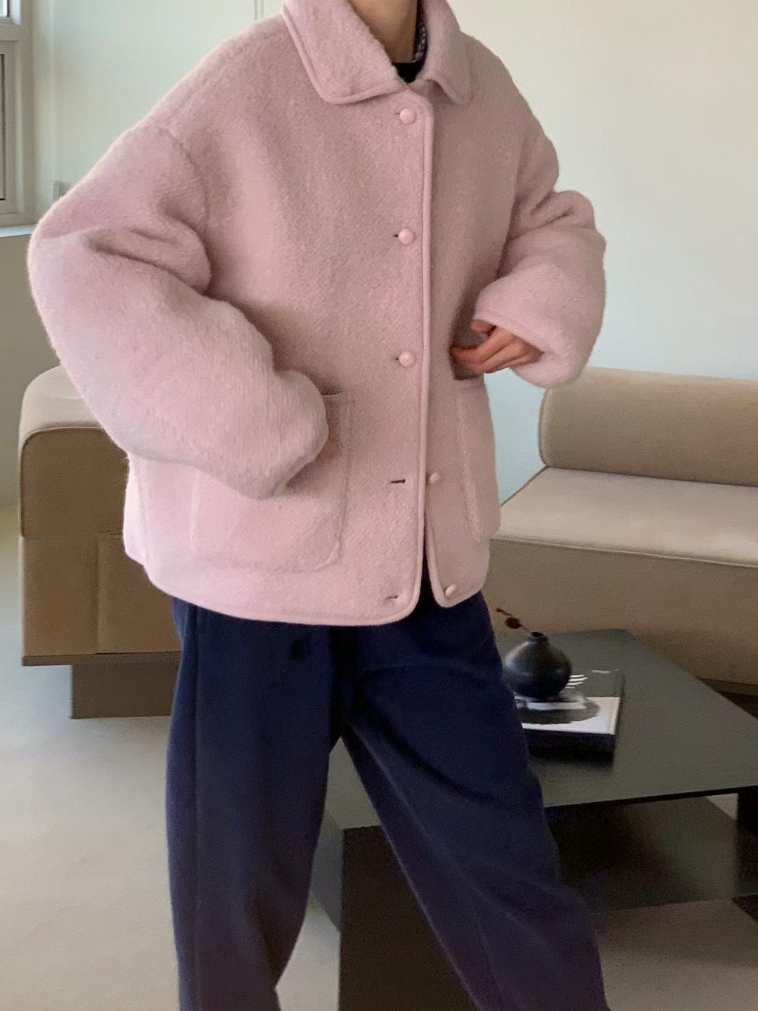 veste sherpa pour femme