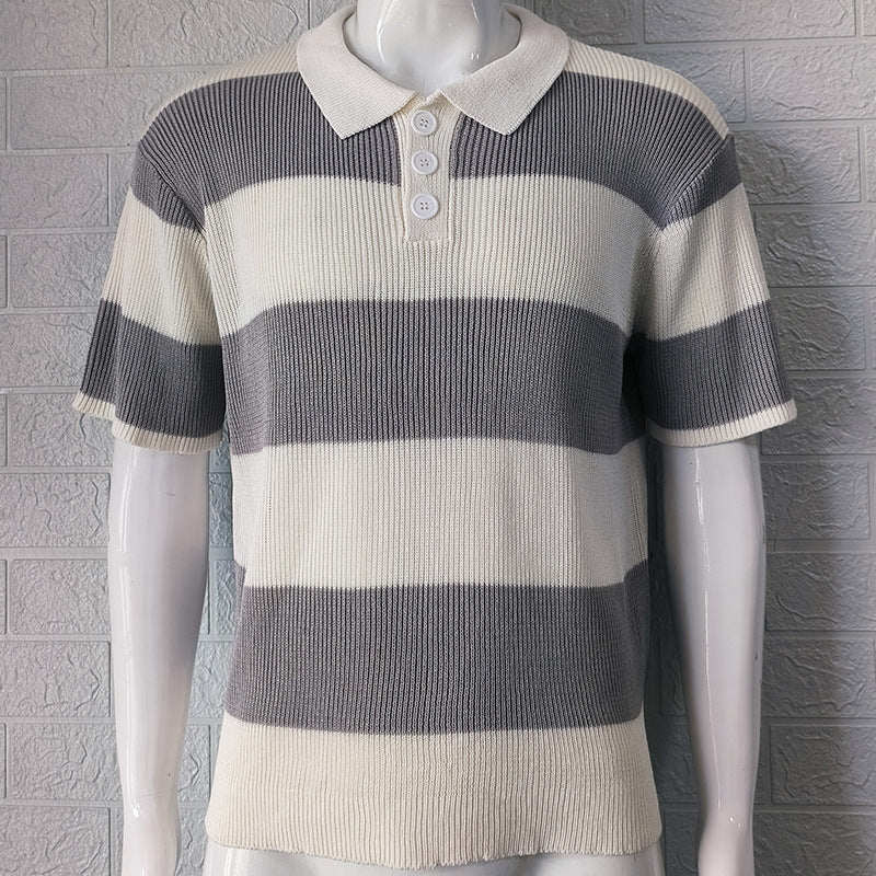 polo homme col revers manches courtes