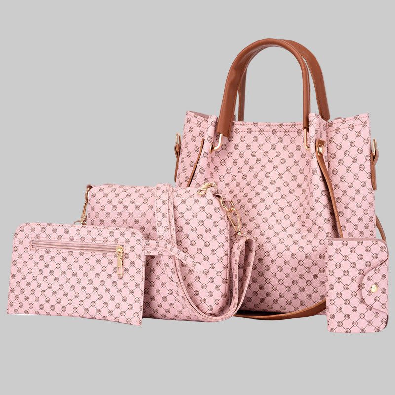 Ensemble de Sacs 4 pieces avec Motif Graphique