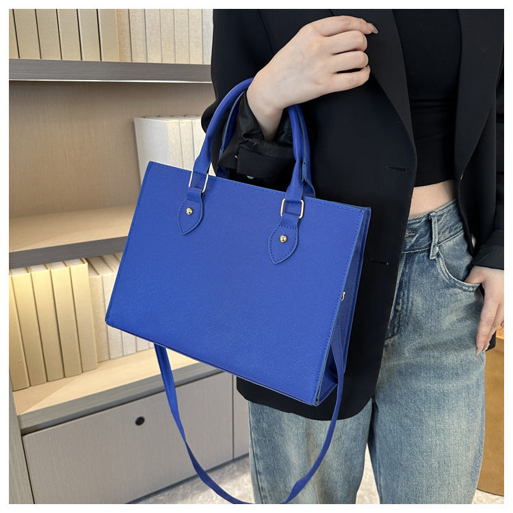 Sac Tote avec Poignées Courtes & Bandoulière Amovible