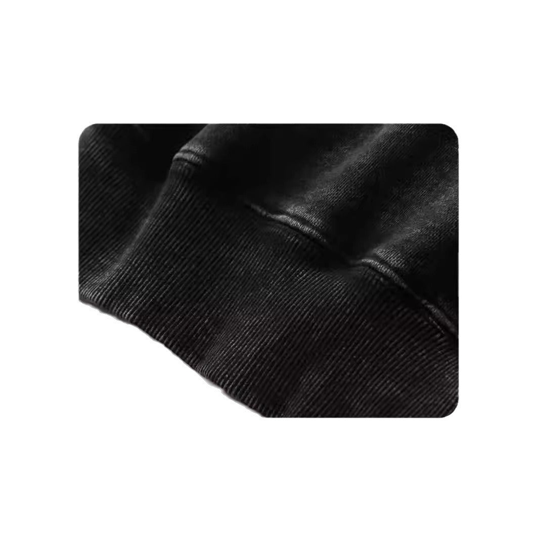 sweat homme rétro délavé ample