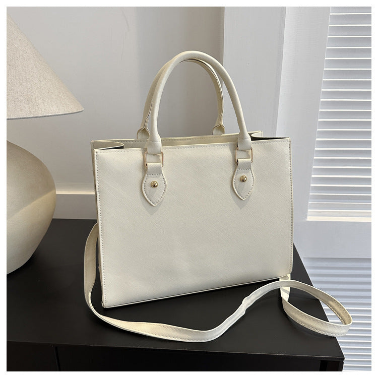 Sac Tote avec Poignées Courtes & Bandoulière Amovible