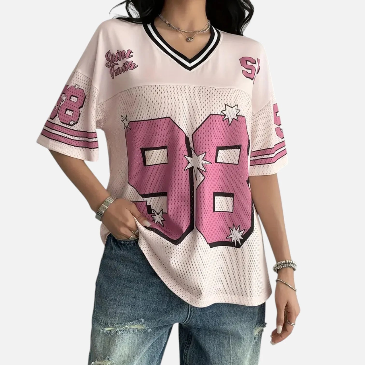 Maillot Oversize Rose 98